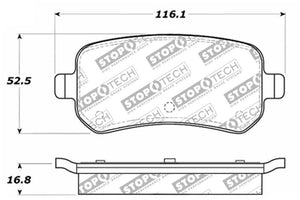 StopTech Street Select Brake Pads - Front