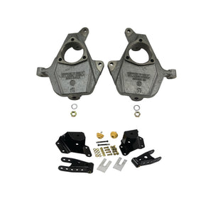 Belltech 99-06 Chevrolet Silverado/GMC Sierra Lowering Kit (2in Front/4in Rear) - W/O Shocks