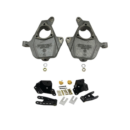 Belltech 99-06 Chevrolet Silverado/GMC Sierra Lowering Kit (2in Front/4in Rear) - W/O Shocks