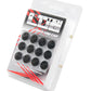 Wheel Mate Monster Lug Nut Caps - Black 14x1.50