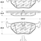 StopTech Performance 01-02 BMW Z3 / 03-09 Z4 / 10/90-07 3 Series / 99-09 Saab 9-5 Rear Brake Pads