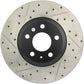 StopTech Power Slot 09-10 Audi A4/A4 Quattro / 08-10 A5 / 10 S4 Front Right Drilled & Slotted Rotor