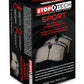 StopTech Sport Brake Pads w/Shims - Rear