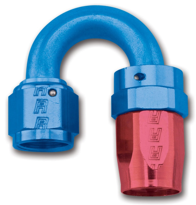 Russell Performance -16 AN Red/Blue 180 Degree Full Flow Swivel Hose End (With 1-1/2in Radius)