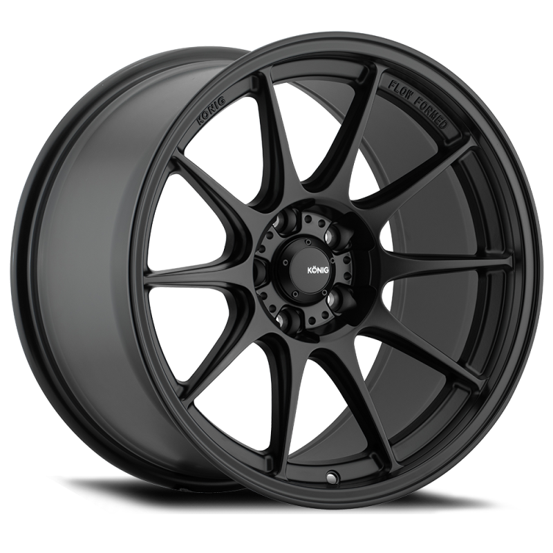 Konig Dekagram 19x8.5 5x114.3 ET43 Semi-Matte Black