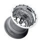 Weld Alpha-1 15x10 / 5x4.75 BP / 5in. BS Polished Wheel - Polished Double Beadlock MT