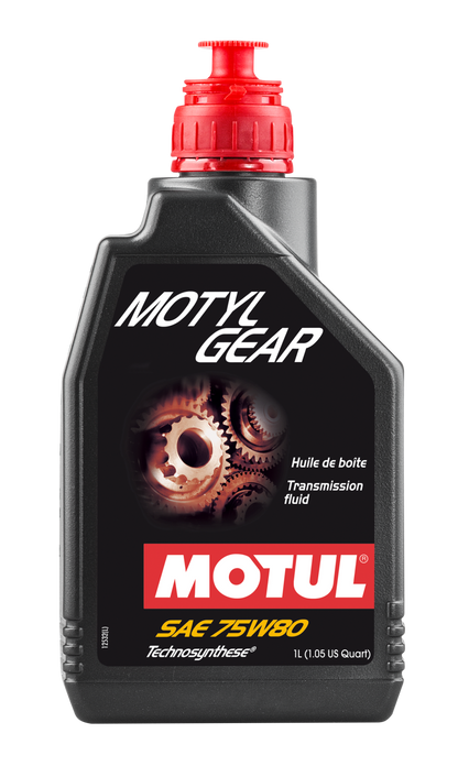 Motul 1L Transmision MOTYLGEAR 75W80 - Technosynthese - API GL-5 / MIL-L-2105D