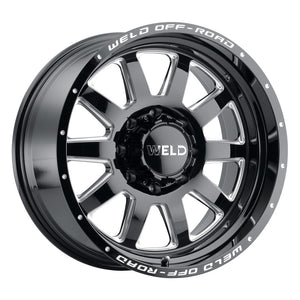 Weld Off-Road W102 20X10 Stealth 5X139.7 5X150 ET-18 BS4.75 Gloss Black MIL 110.2