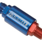 Russell Performance Red/Blue (3-1/4in Length 1-1/4in dia. -8 x 3/8in male NPT inlet/outlet)