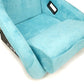 NRG FRP Bucket Seat ULTRA Edition W/ Grey Pearlized Back / Teal Microfiber Material - Large