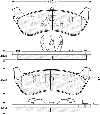 StopTech Street Brake Pads