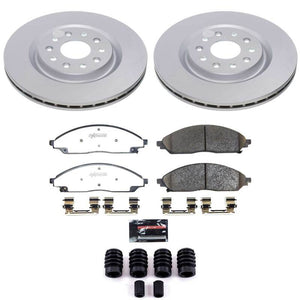 Power Stop 20-25 Chrysler Pacifica Front Z36 Coated Truck & Tow Brake Kit