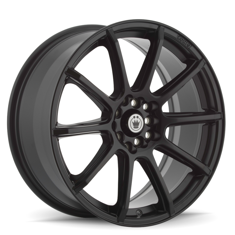 Konig Control 17x7 5x108 / 5x114.3 ET40 Matte Black