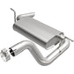 BRExhaust 18-25 Jeep Wrangler 2.0L Direct-Fit Replacement Rear Muffler Kit