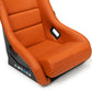 NRG FRP Bucket Seat w/Brown Vinyl Material - Large
