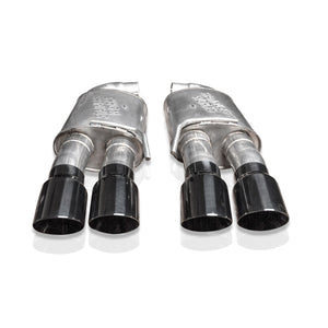 Stainless Works 18-21 Mustang GT Axle Back Legend Exhaust - Black Tips