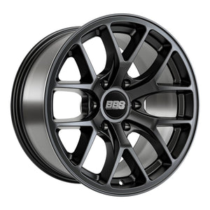 BBS TS-P 18x9in - 6x139.7 - 106.1 CB - ET0 - Satin Black Wheel