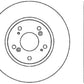 StopTech 91-96 Acura NSX Cryo Slotted Rear Left Sport Brake Rotor