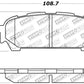 StopTech Performance 03-05 WRX Rear Brake Pads