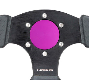 NRG Horn Delete Plate Flush Fitting - Purple