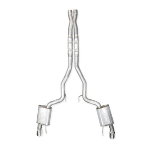 Stainless Works 2024 Mustang GT Catback Dual Tips Redline Sound X-Pipe Performance Connect Exhaust