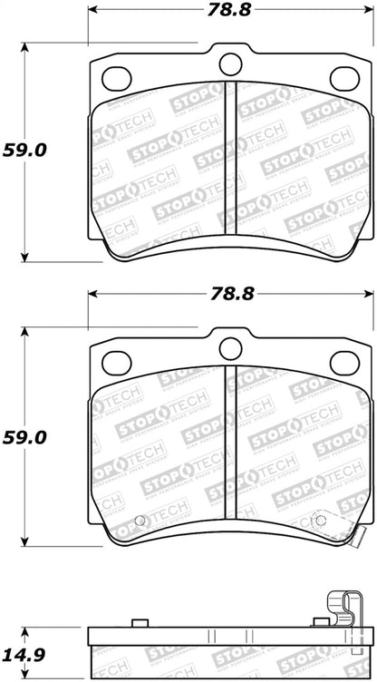 StopTech Street Brake Pads