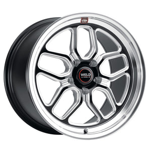 Weld S107 18X8 Laguna 5X114.3 ET00 BS4.50 Gloss Black MIL Dia 78.1