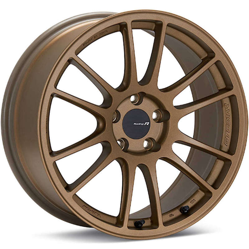 Enkei GTC01RR 18x10.5 5x114.3 15mm Offset Titanium Gold Wheel