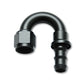 Vibrant -4AN Push-On 180 Deg Hose End Fitting - Aluminum