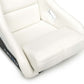 NRG FRP Bucket Seat White Vinyl Material (Large)