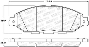 StopTech Street Brake Pads - Front