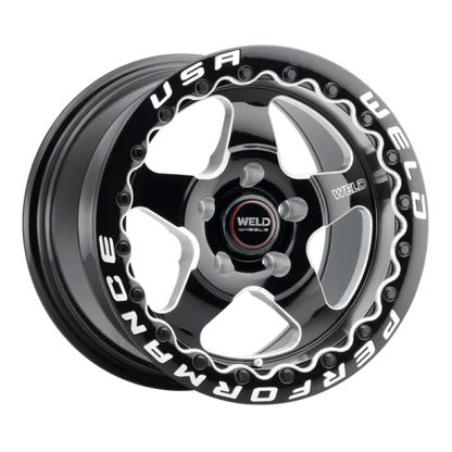 Weld S904 17X10 Ventura Drag Beadlock 5X114,3 ET25 BS6.48 Gloss Black MIL DIA 78.1