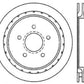 StopTech 97-10 Chevy Corvette Slotted & Drilled Rear Right Rotor