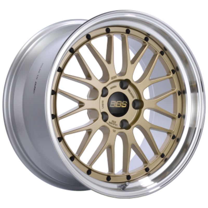 BBS LM 19x8.5 5x130 ET50 CB 71.6 Gold Center/Machined Lip Wheel