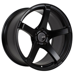 Enkei Kojin 18x8.5 25mm Offset 5x114.3 Bolt Pattern 72.6mm Bore Dia Matte Black Wheel