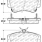 StopTech Street Touring 03-05 Dodge SRT-4 Front Brake Pads