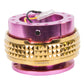 NRG Quick Release Kit - Pyramid Edition - Pink Body / Chrome Gold Pyramid Ring