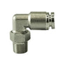 Turbosmart 1/8 NPT to 90 Degree 1/4 pushloc Stainless Steel