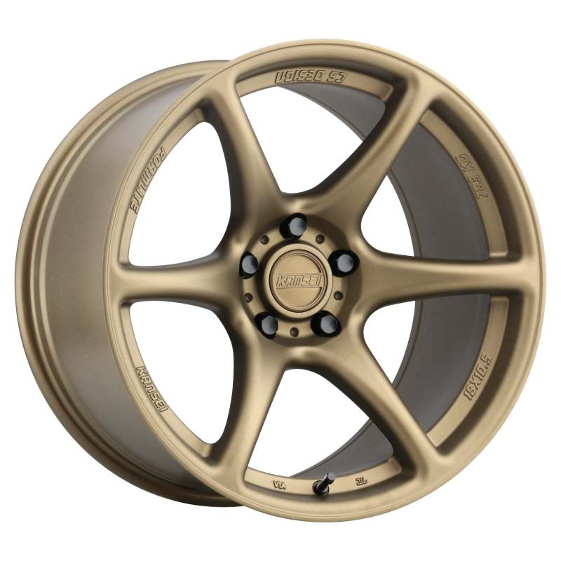 Kansei K11B Tandem 18x10.5in / 5x114.3 BP / 12mm Offset / 73.1mm Bore - Bronze Wheel