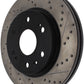 StopTech 05-10 GMC Sierra 1500 (w Rear Drum) / 07-09 GMC Yukon Front Left Slotted & Drilled Rotor