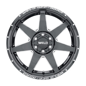 Weld Off-Road W109 20X12 Retaliate 6X135 6X139.7 ET-44 BS4.75 Gloss Black MIL 106.1