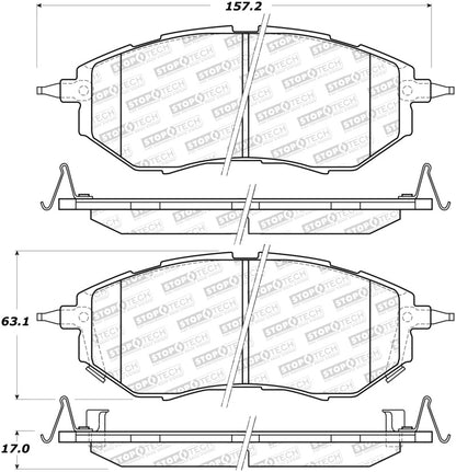 StopTech Street Brake Pads