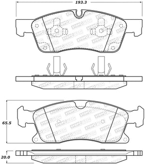 StopTech Street Brake Pads - Front