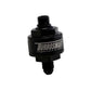 Turbosmart Billet Turbo Oil Feed Filter w/ 44 Micron Pleated Disc AN-4 Male to AN-4 ORB- Black