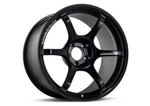 Advan RG-4 18x9.5 +45 5-100 Semi Gloss Black Wheel