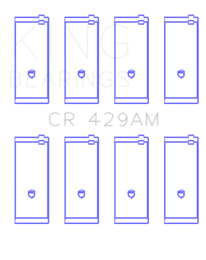 King Engine Bearings Toyota 1.6I 4Afe (Size +1.0mm) Connecting Rod Bearing Set