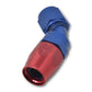 Russell Performance -16 Red/Blue 45 Degree Full Flow Hose End