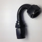 Fragola -8AN x 150 Degree Pro-Flow Hose End - Black