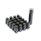 Wheel Mate Monster 35 Locking Lug Nut Set of 4 - Black 14x1.50