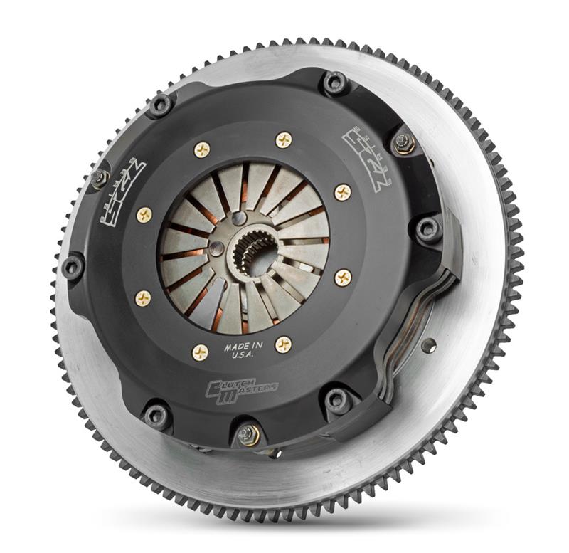 Clutch Masters 89-92 Mitsubishi Eclipse 6 Bolt 2WD TD725 Twin Disc Clutch Kit w/ Steel Flywheel